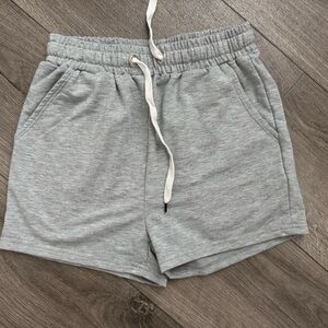 SHEIN Light Gray Casual Shorts